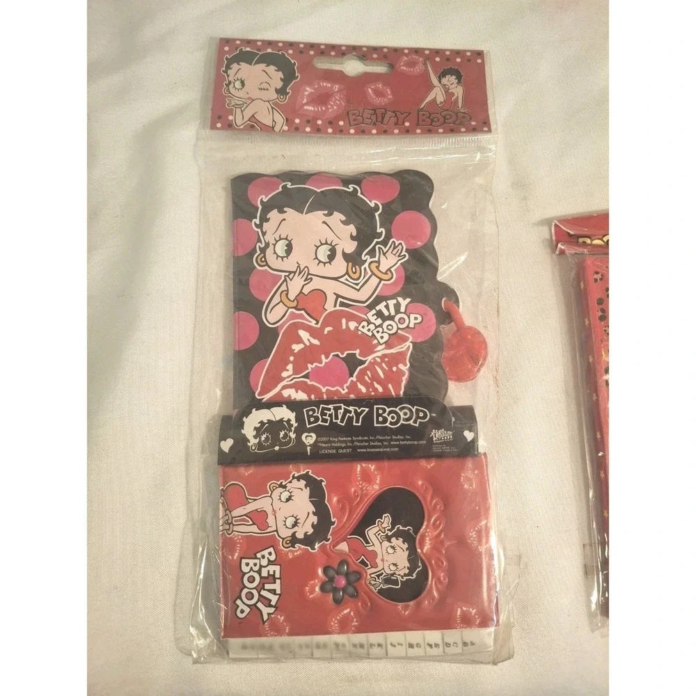 Vintage Betty Boop Lot Collectors Items Watch Tin Buckets Journal Diary Planner